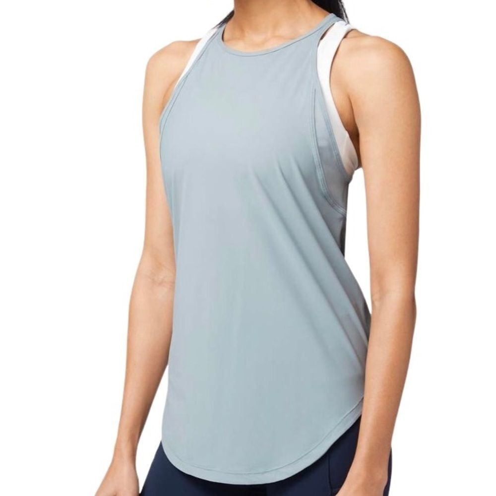 Lululemon Run Off-Route Tank Blue Cast Size 6 or 8
